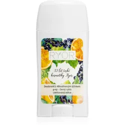 RYOR Deo Deodorant mit 48-Stunden Wirkung Duft Grapefruit & Black Currant 50 g