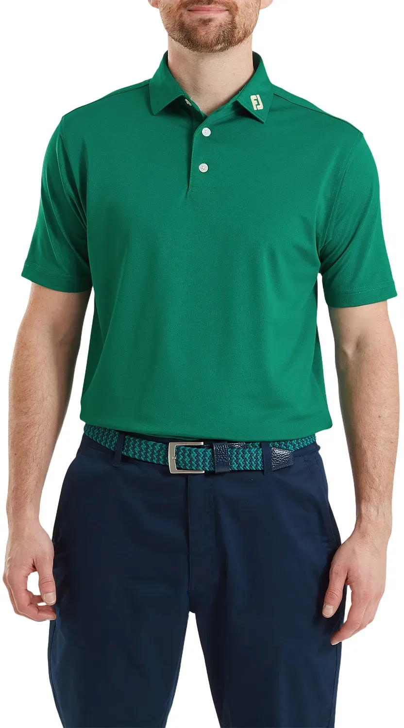 FootJoy Polo Stretch Pique Solid, gruen