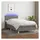 vidaXL Boxspringbett 100 x 200 cm Dunkelgrau