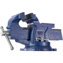 Tectake Schraubstock 360° drehbar mit Amboss - 125 mm