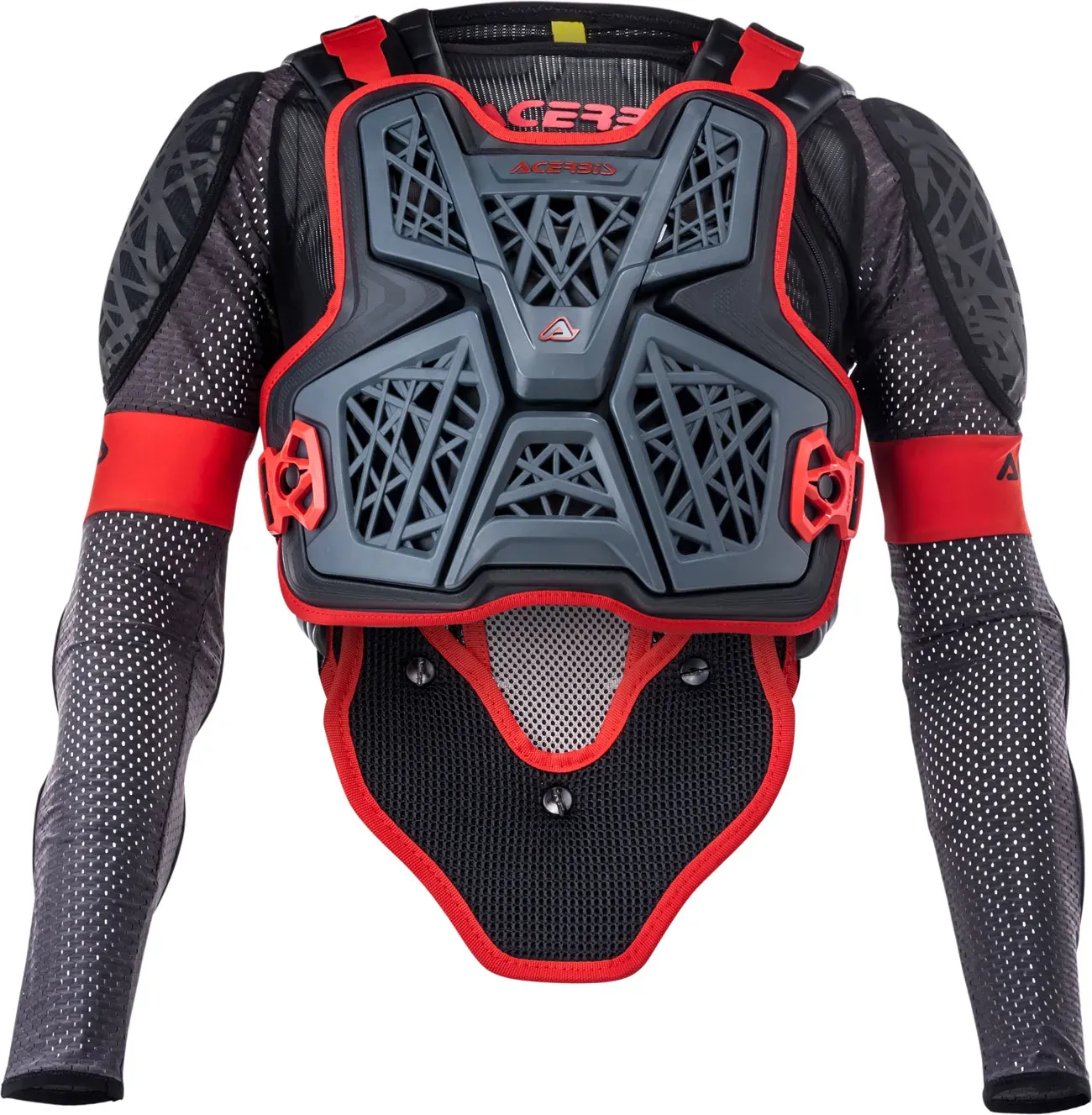 Acerbis Galaxy S22, veste de protection Niveau 2 - Gris/Noir/Rouge - L/XL