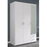 Parisot Drehtürenschrank Daily 120 x 185 x 51 cm Weiß