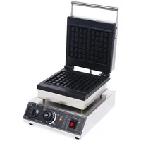 Waffeleisen Belgische Waffeln Waffelautomat Waffelgerät Edelstahl Elektrischer Waffelmaker Waffle Maker Waffelmaschine Antihaftbeschichtete 1500w