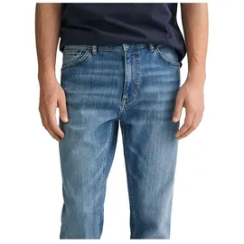 GANT Regular Fit Jeans Mid Blue Worn In 34 32