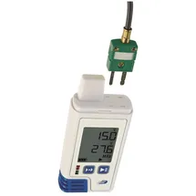 TFA Thermo-Datenlogger LOG200 TC, Thermometer + Hygrometer, Weiss