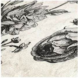 A.S. Création My Home My Spa Vliestapete Rose (Schwarz-Weiß, Floral, 10,05 x 0,53 m)