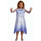 Disney Offizielles Standard Frozen Elsa Kostüm Mädchen, Elsa Kleid Mädchen, Eiskönigin Kostüm Mädchen, Elsa Kostüm Kinder, Karneval Fashingskostüm Prinzessin Kostüm für Kinder M