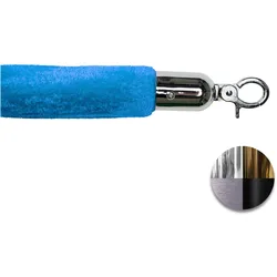 Absperrband VELOURS | Hellblau