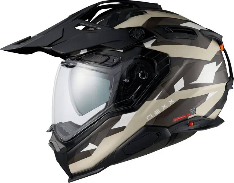 Nexx X.WED3 Trail Mania, casque enduro - Mat Beige/Gris - L