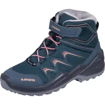 Lowa Maddox WARM GTX MID JR petrol/rose 29