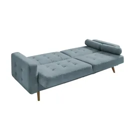 Sofa.de Schlafsofa mit Bettkasten Fjord ¦ blau ¦ Maße (cm): B: 226 H: 88 T: 90.0