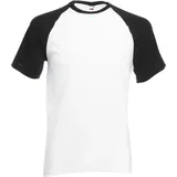 Fruit of the Loom Herren Kurzarm Baseball T T-Shirt 61-026-0