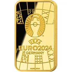 Offizieller Goldbarren "Emblem" zur UEFA EURO 2024TM