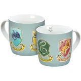 Gedalabels Tasse Harry Potter Wappen Watercolor World 0,25 l Grau