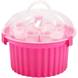 WOLFCUT Muffin / Cupcake Transportbox rund für 24 Stk.