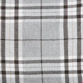 Beliani Sitzsack DROP LINEN Grau