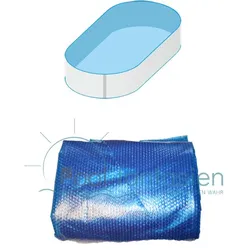Interline Sommer-Luftpolsterfolie 9,75 x 4,90 m Oval