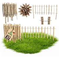 Floranica Rollzaun 3 x 35 cm Braun/Holz