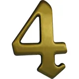Alpertec Hausnummer 4 Bronze Hausnummern Hausnummerschild - Alpertec