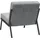 Innovation Living Loungesessel Vikko Polyester 69 x 69 x 69 cm Grau