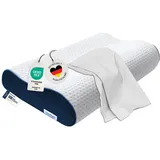 casimum Orthopädisches Nackenkissen »ERGO VARIO«, Memory Foam für beste Nackenunterstützung, zertifiziert vom Institut für Gesundheit - Ergonimie