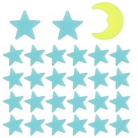 103 stück Sternenhimmel Aufkleber(inklusive Mond) Leuchtsterne Kinderzimmer Kinderfreude garantiert- Rückstandslos zu entfernende Leuchtsticker