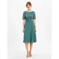Vera Mont Cocktailkleid Spitze Grün 46