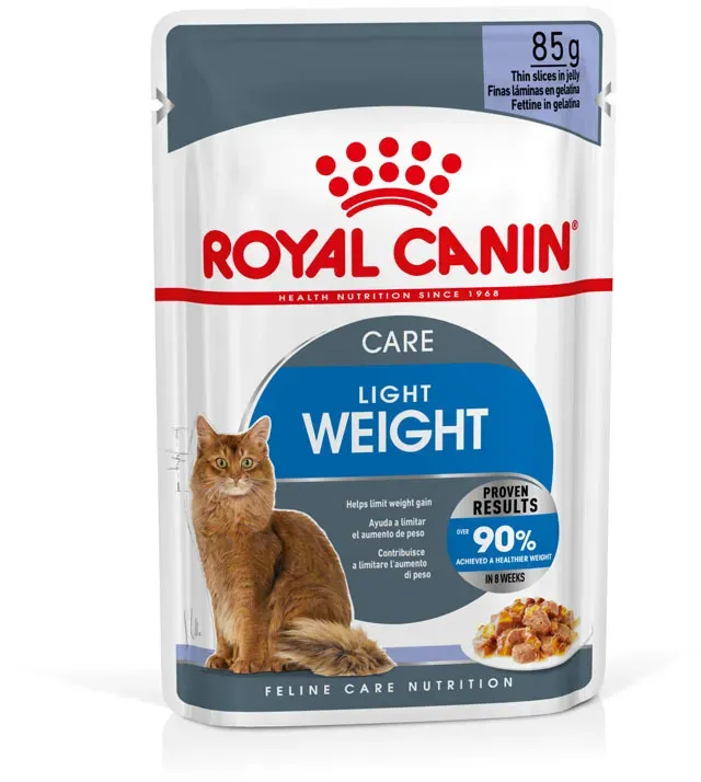 ROYAL CANIN Ultra Light Gravy Nassfutter in Soße für übergewichtige Katzen 12x85g