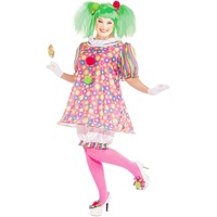 Forum Novelties Damen-Kostüm Tickles Clown Plus Size, mehrfarbig, Mehr