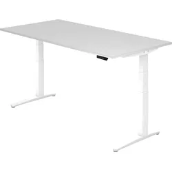 bümö elektrisch höhenverstellbarer Schreibtisch 200x100 cm mit Memory-Steuerung - Design Schreibtisch höhenverstellbar elektrisch, elektrischer