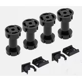 MonJar 4xSockelfüße Möbelfüße Verstellfüße Stellfuß Küchensockel höhenverstellbar (7cm-Verstellbar 6-8cm)