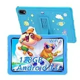 DOOGEE U10 Kid Kinder Tablet 10.1 Zoll, 9GB+128GB/1TB Tablet, 5MP+8MP, Android 13, WiFi-6/BT5.0/TUV/DRM L1, Kindersicherungs Kinder Tablet, vorinstallierte Kinder Lernsoftware und Spiele, Blau