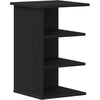 vidaXL Beistellschrank 35x35x55 cm Schwarz