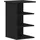 vidaXL Beistellschrank 35x35x55 cm Schwarz