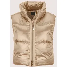 Madeleine Sommerweste mit Glanz-Finish in beige, | Gr.: 42