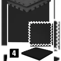 Eyepower 1 cm Dick: 1m2 Bodenschutz Fitnessmatte - 4 Sportmatten 50 x 50 cm