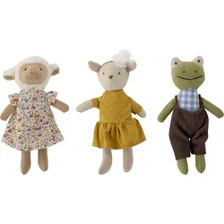 Animal friends Kuscheltiere Lamm, Kaninchen und Frosch 3 St.
