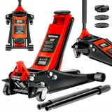 KATOMA® Rangierwagenheber 3T Hydraulischer Wagenheber – Professionell, Niedrigprofil, Punktheber, robust und sicher