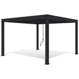 Weide Deluxe Plus Pergola Voll Aluminium freistehend 4 x 4 M | anthrazit