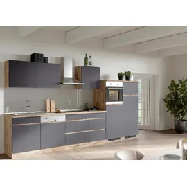 Held Küchenzeile Turin 360 cm Grau