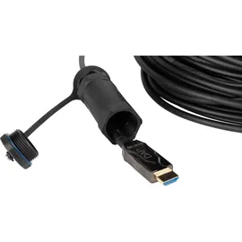 DAP AUDIO HDMI-Kabel 2.1 AOC 8K 100 m Schwarz