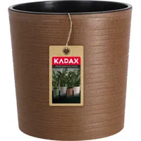 Kadax Blumentopf mit Holzspänen, eleganterübertopf mit Einlage, Topf, Gartenschale,