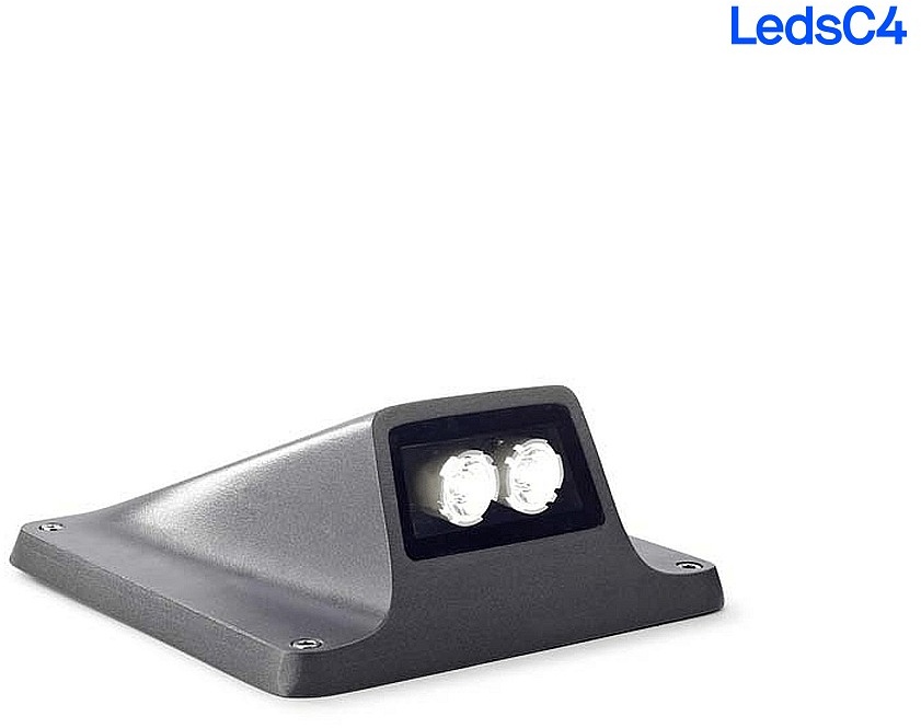 LEDS C4 Pollerleuchte IP65-IP67 REXEL 2 LEDS LED 2,1W 3000K anthrazit 144lm LEDS-55-9883-Z5-CL