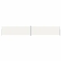 vidaXL Seitenmarkise 200 x 1200 cm Creme Polyester