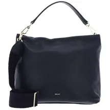 ABRO Schultertasche Leather Dalia Hobo Bag Kaia Navy