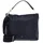 ABRO Schultertasche Leather Dalia Hobo Bag Kaia Navy