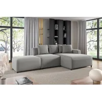 Fun Möbel Ecksofa Designersofa MEGAN XS inkl. Hocker Stoff