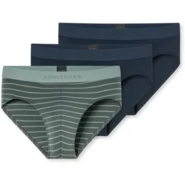 SCHIESSER Herren, 3 Pack Slips Bio Baumwolle, Multipack - 95/5 Organic