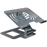 Reloop Reloop® Laptop-Ständer, (DJ-Möbel, Laptop Stands, Stand Hub Pro - Laptop Stand) grau
