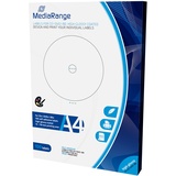 MediaRange Etiketten für CD|DVD|BD, 15-118mm, hochglänzend, 100er Pack